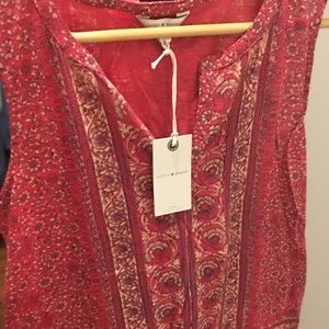 Lucky Brand Sleeveless Shirt New